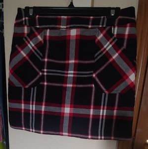 Plaid Mini Skirt